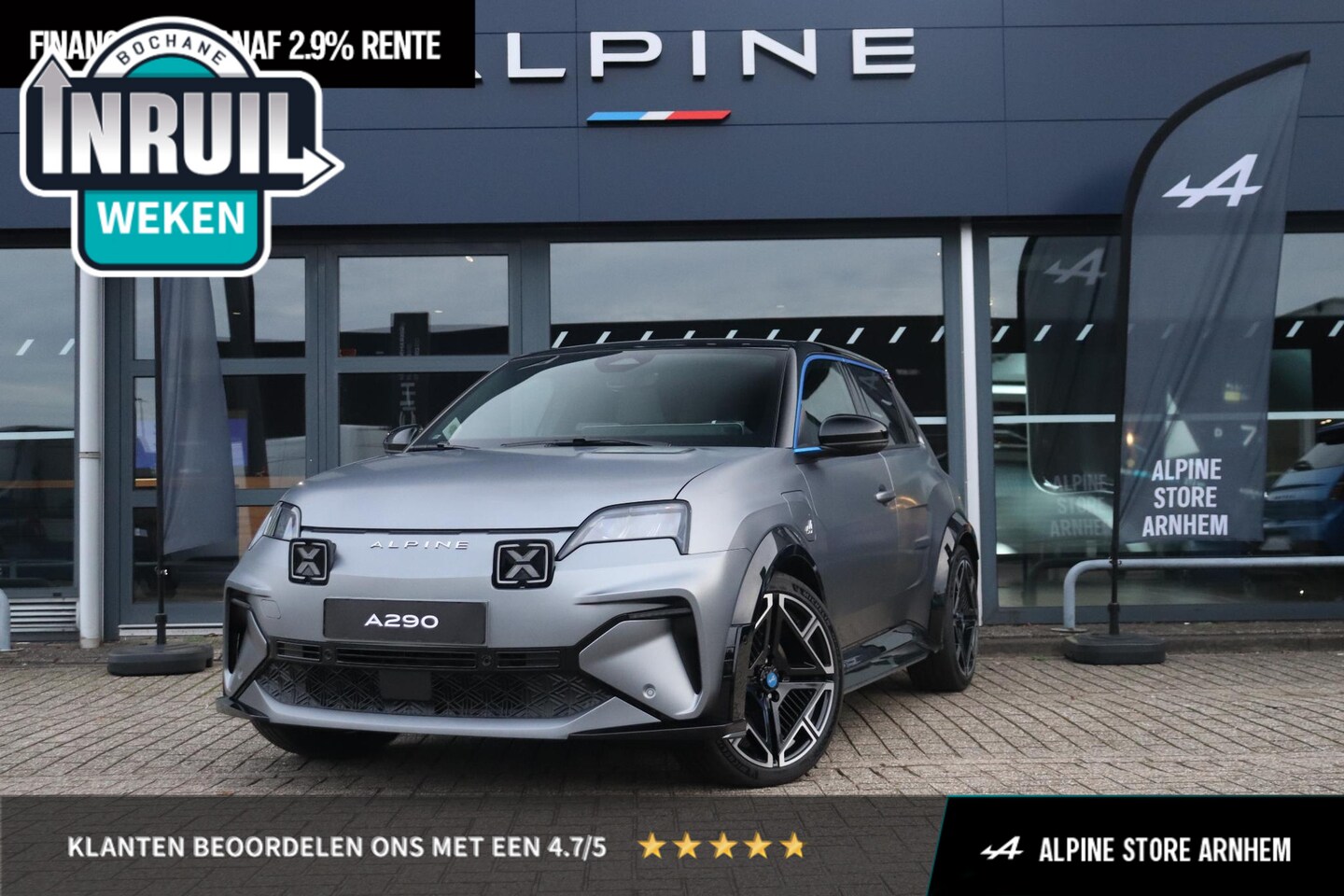 Alpine A290 - GT Premium 52 kWh | DEVIALET Audio | Stoel & Stuurverwarming | Climatronic | Apple Carplay - AutoWereld.nl
