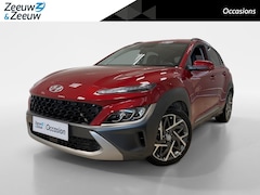 Hyundai Kona - 1.6 HYBRID | PREMIUM SKY | SCHUIF/ KANTEL DAK | 18'' VELGEN | LEDER |