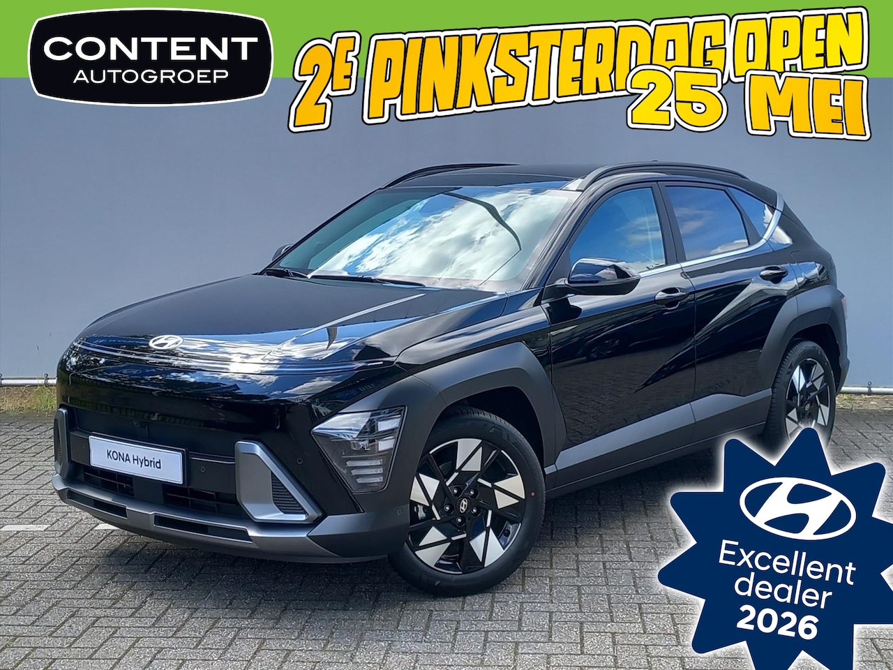 Hyundai Kona - 1.6 GDI HEV 138pk DCT Premium // Direct Leverbaar - AutoWereld.nl