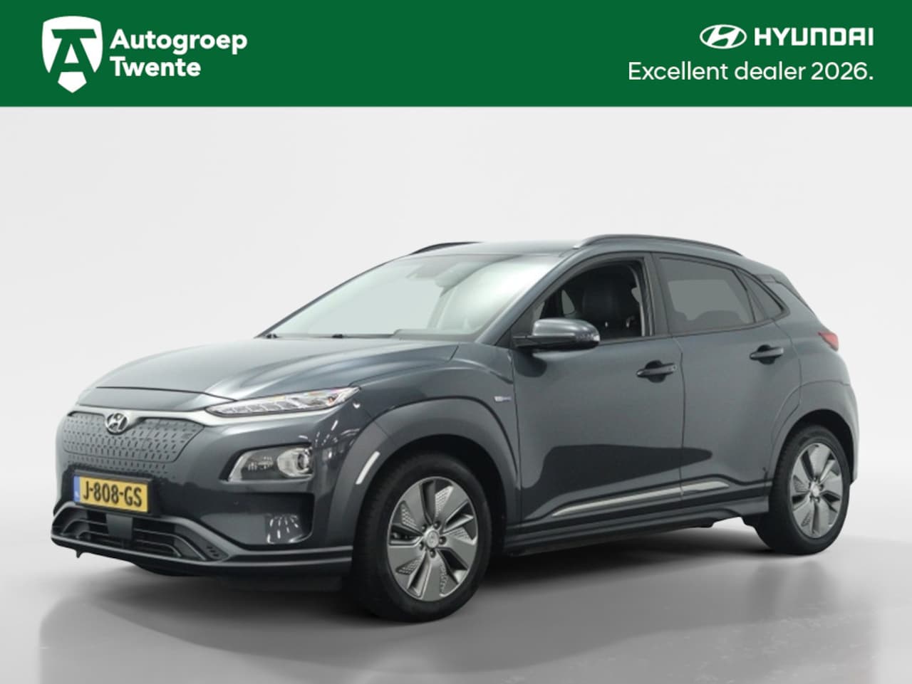 Hyundai Kona Electric - EV Premium 64 kWh | 1 Fase | Leder | Navigatie | Apple carplay | - AutoWereld.nl
