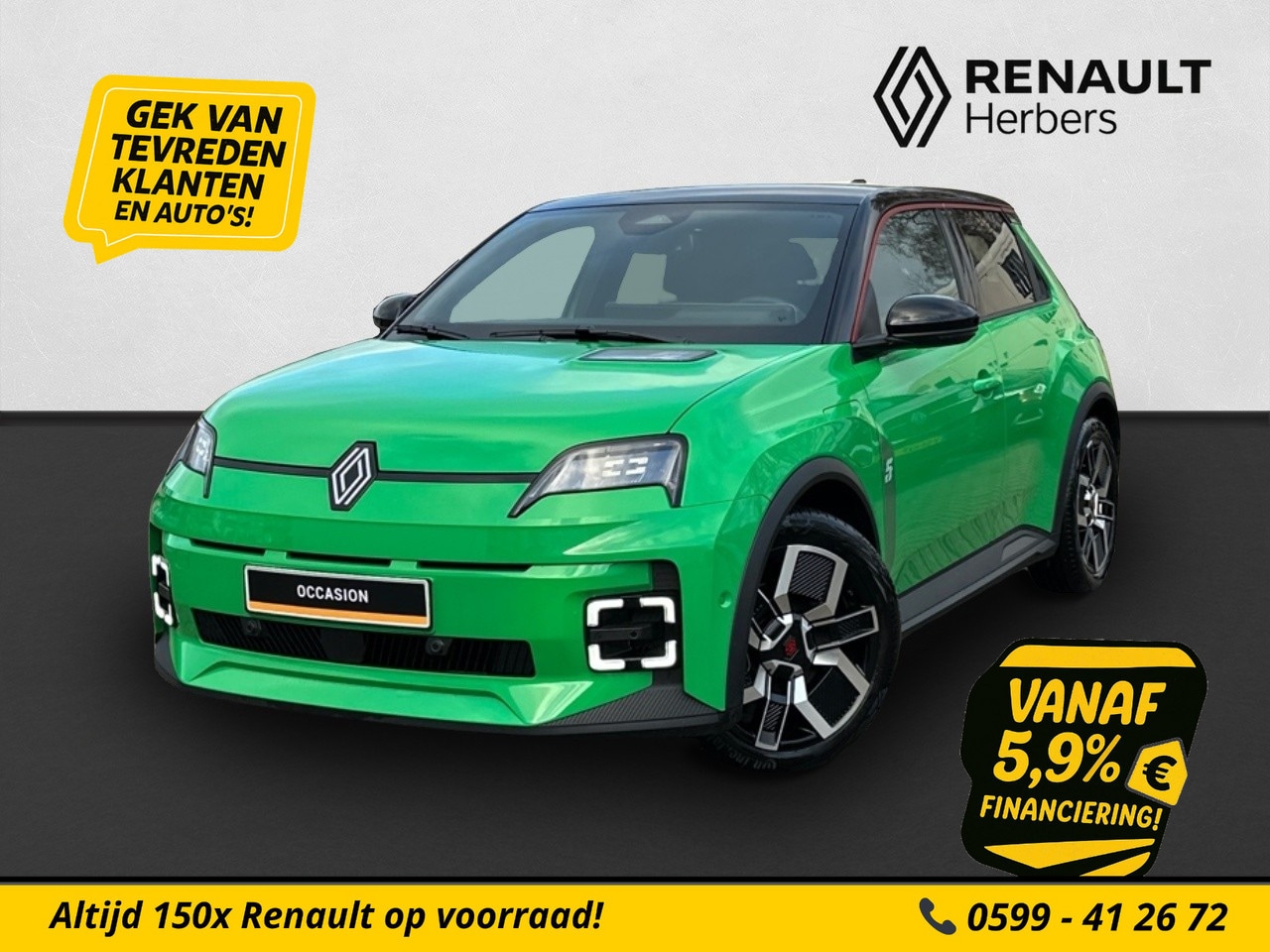 Renault 5 - comfort range techno 52 kWh HARMAN KARDON / ADAPT CRUISE / CAMERA / PDC - AutoWereld.nl