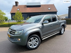 Volkswagen Amarok - 2.0 TDI 180PK Highline AUTOMAAT DUBBEL-CABINE 5 PERSOONS LEER NAVI CAMERA TREKHAAK