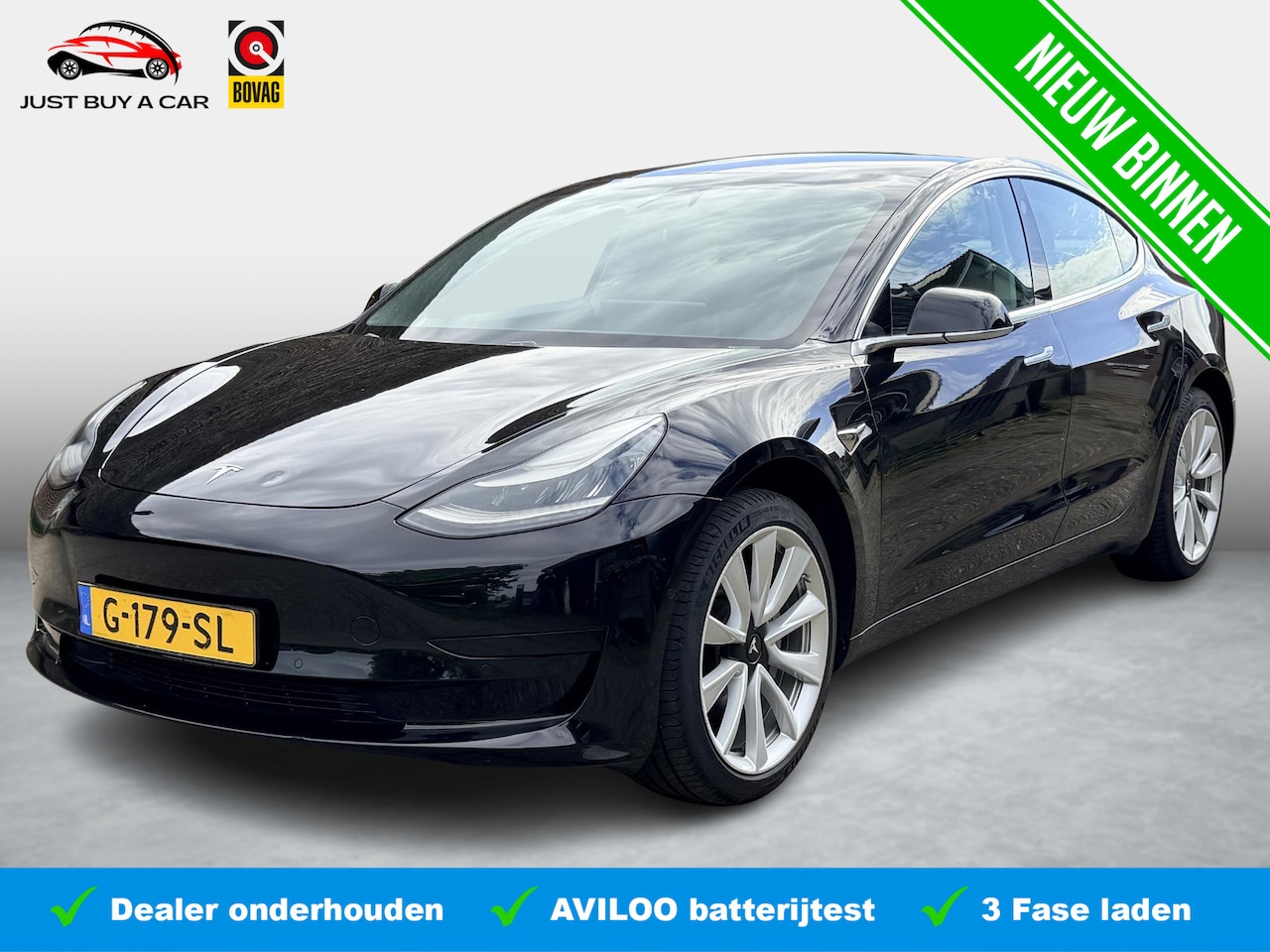 Tesla Model 3 - Standard RWD Plus 60 kWh SoH 86% / Full Self-Driving Capability ( € 6.400,-) / 19 Inch / P - AutoWereld.nl