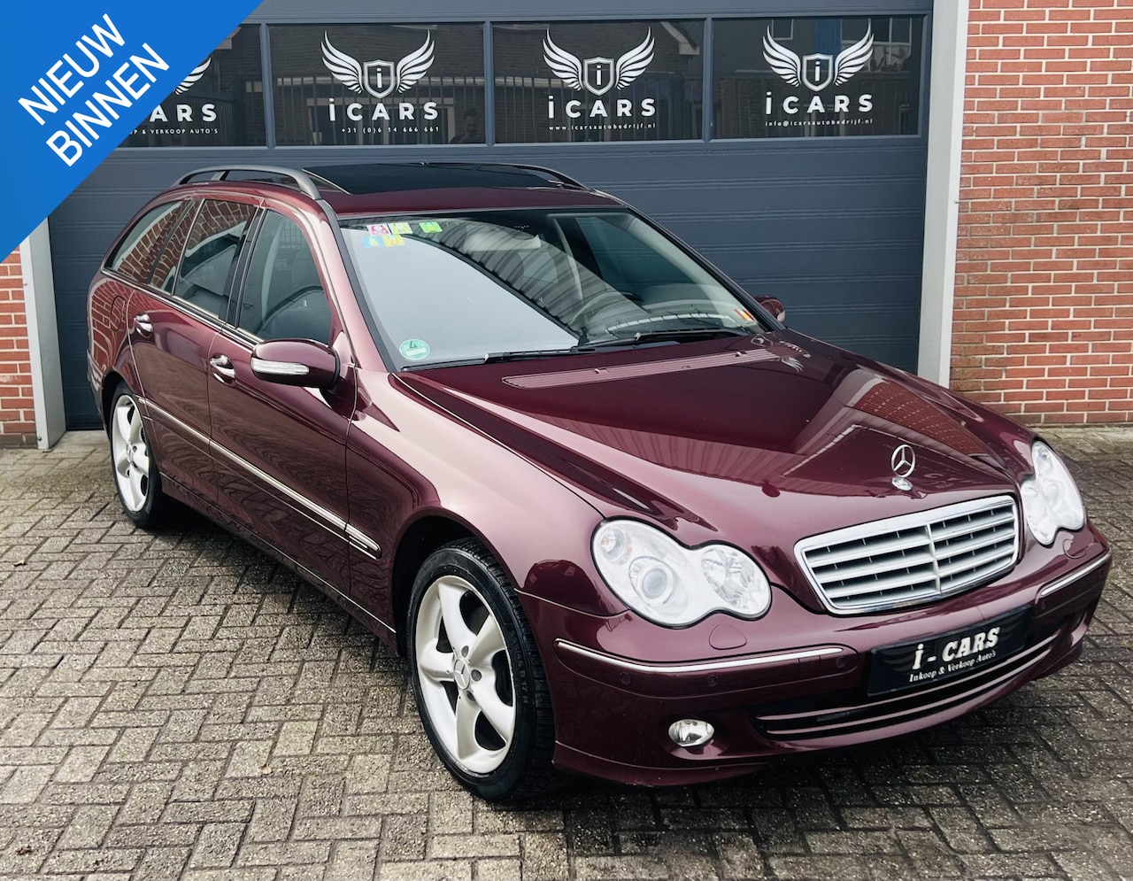 Mercedes-Benz C-klasse Combi - 280 Elegance 4-Matic Xenon Navi Schuifdak PDC V+A - AutoWereld.nl