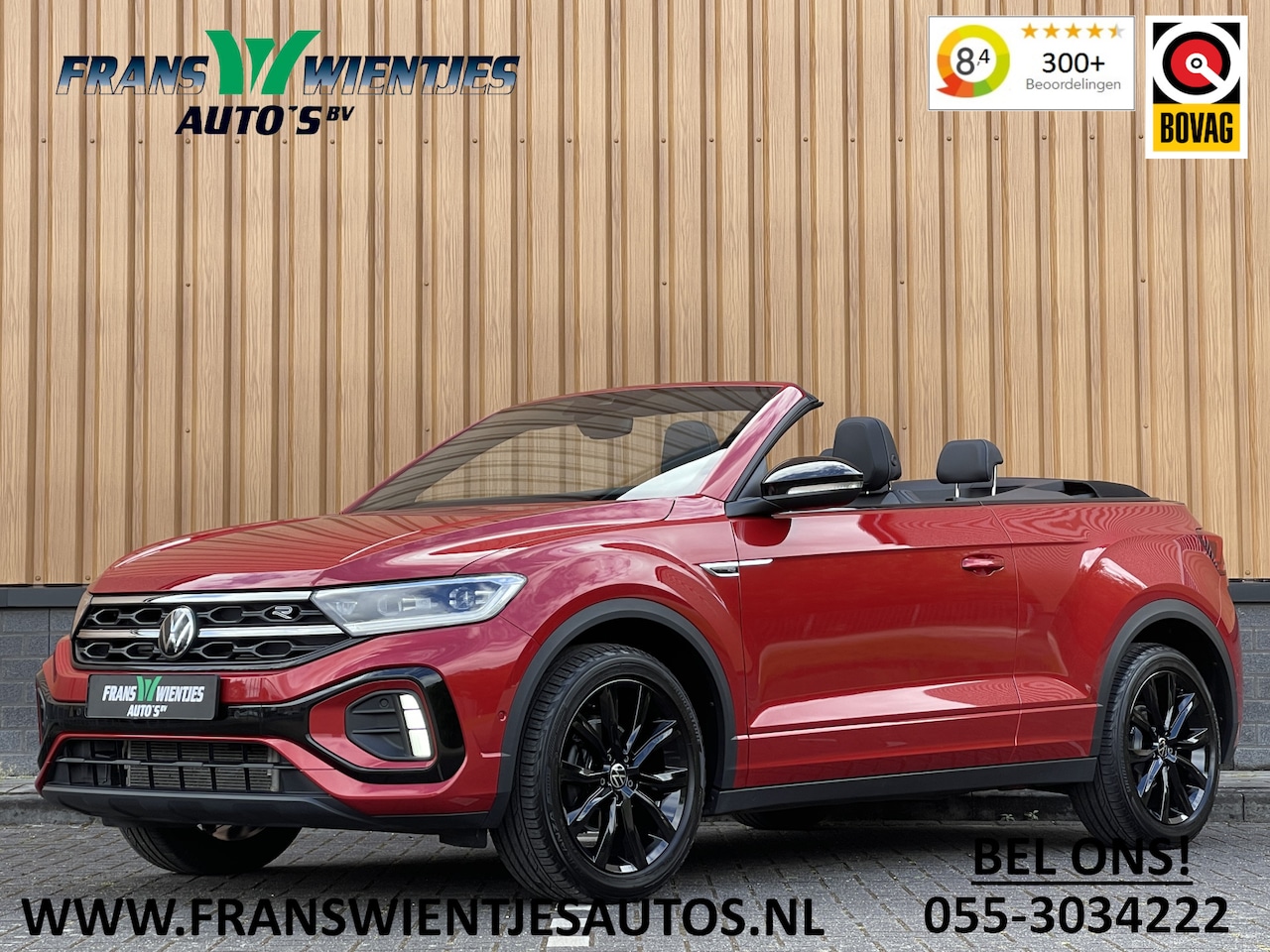 Volkswagen T-Roc Cabrio - 1.5 TSI R-Line | Automaat | Apple Carplay | Stoel- Stuurverwarming | IQ Light | Achteruitr - AutoWereld.nl