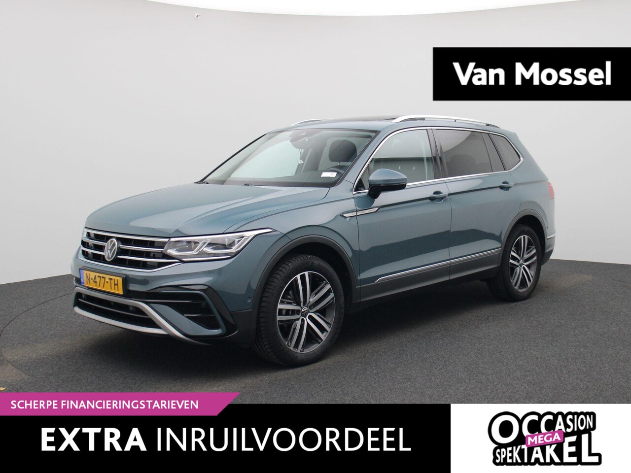 Volkswagen Tiguan Allspace - 1.5 TSI Elegance 7p. | Automaat  | Panoramadak | Trekhaak | Stoel/Stuur verwarming | Virtu - AutoWereld.nl