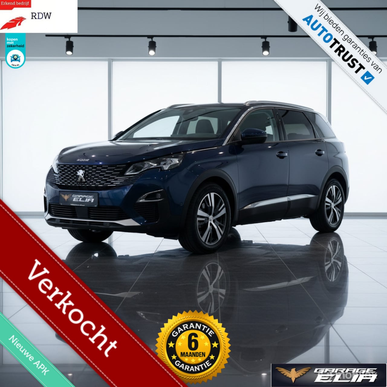 Peugeot 5008 - 7PL Aut.|LED|Navi|Camera|PDC| Garantie - AutoWereld.nl