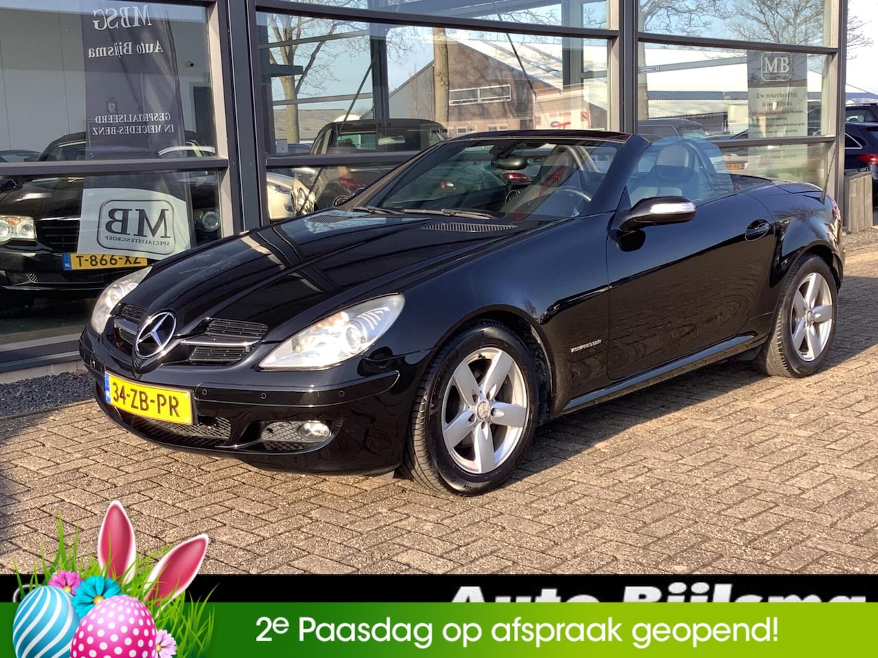 Mercedes-Benz SLK-klasse - 200 K. Automaat, nekverwarming, lederen bekleding, cruise, - AutoWereld.nl