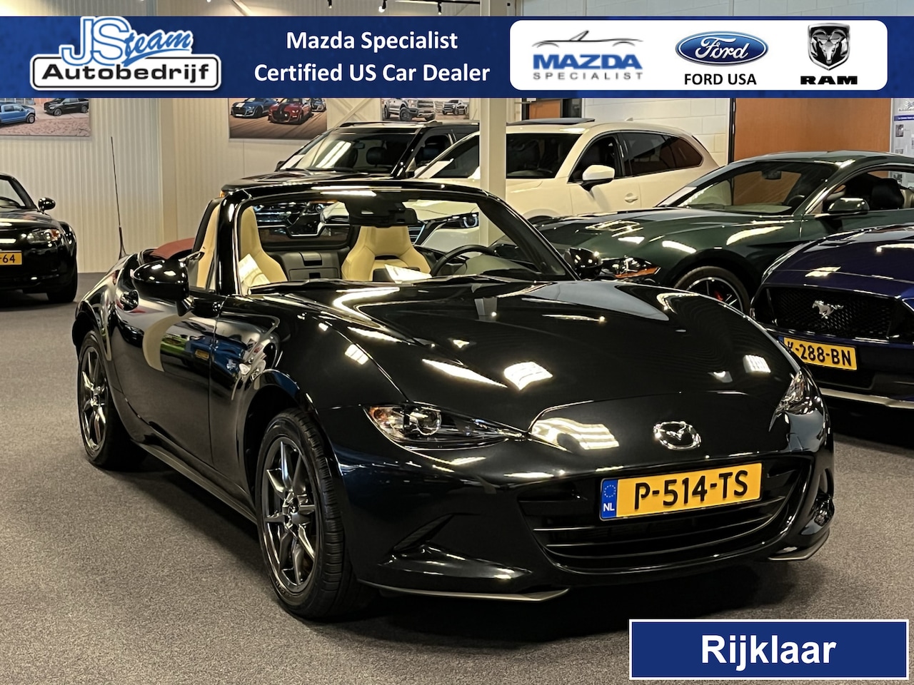 Mazda MX-5 - ND Roadster 1.5 SkyActiv-G 131PK Sakura Limited Bose Leder PDC - AutoWereld.nl