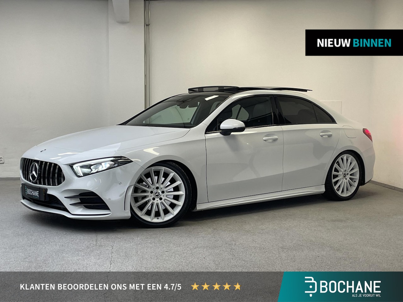Mercedes-Benz A-klasse - 250 e AMG Line | PANO | BURMESTER | SFEER | LUCHTVERING | TREKHAAK | - AutoWereld.nl