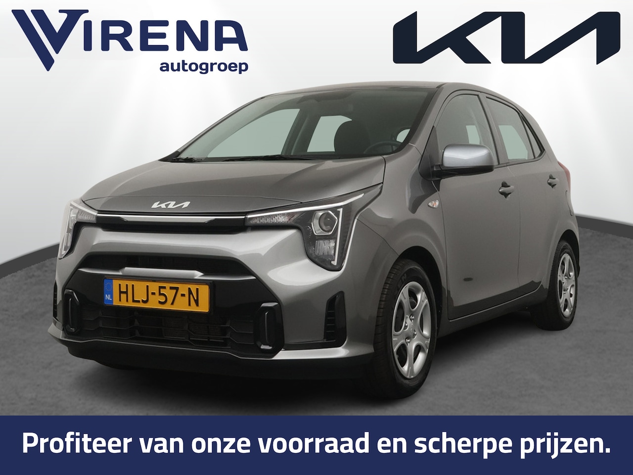 Kia Picanto - 1.0 DPI DynamicLine - Airco - Cruise control - Camera - AppleCarplay - Android Auto - Fabr - AutoWereld.nl