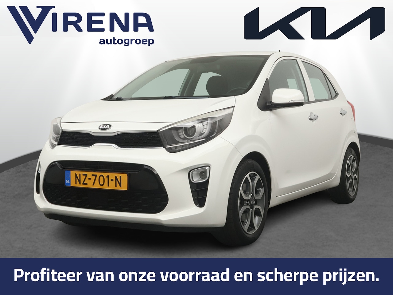 Kia Picanto - 1.0 CVVT ExecutiveLine - Camera - Stoel/Stuurverwarming - Lichtmetalen velgen - Cruise con - AutoWereld.nl