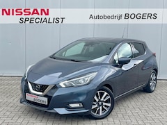 Nissan Micra - 1.0 IG-T Tekna Navigatie, Climate Control, Cruise Control, LED, Bose, 16"Lm, Stoelverwarmi