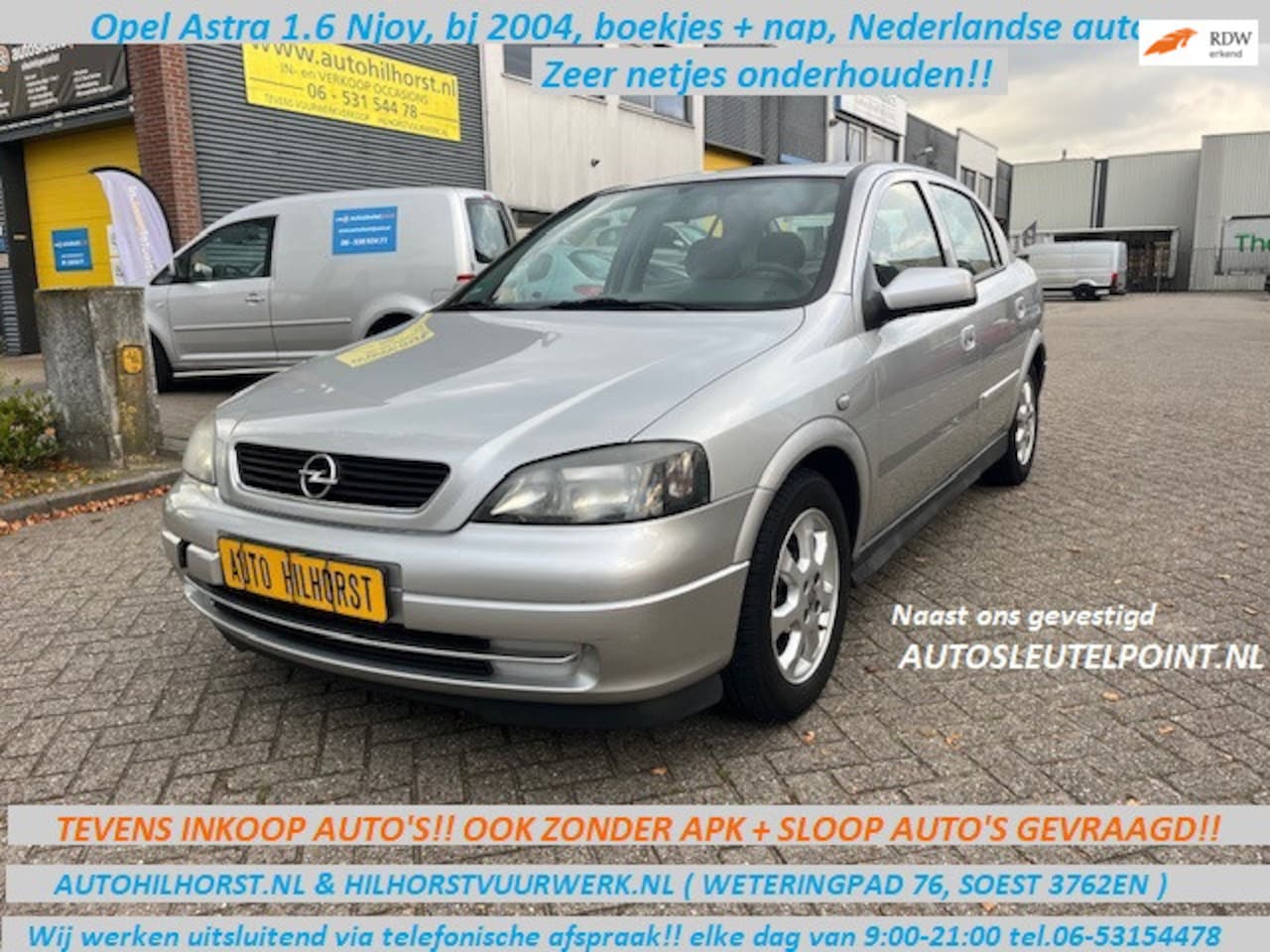 Opel Astra - 1.6 Njoy 1.6 Njoy, Zeer nette Nederlandse auto, diverse rond deze prijzen!! Uitsluitend op afspraak - AutoWereld.nl