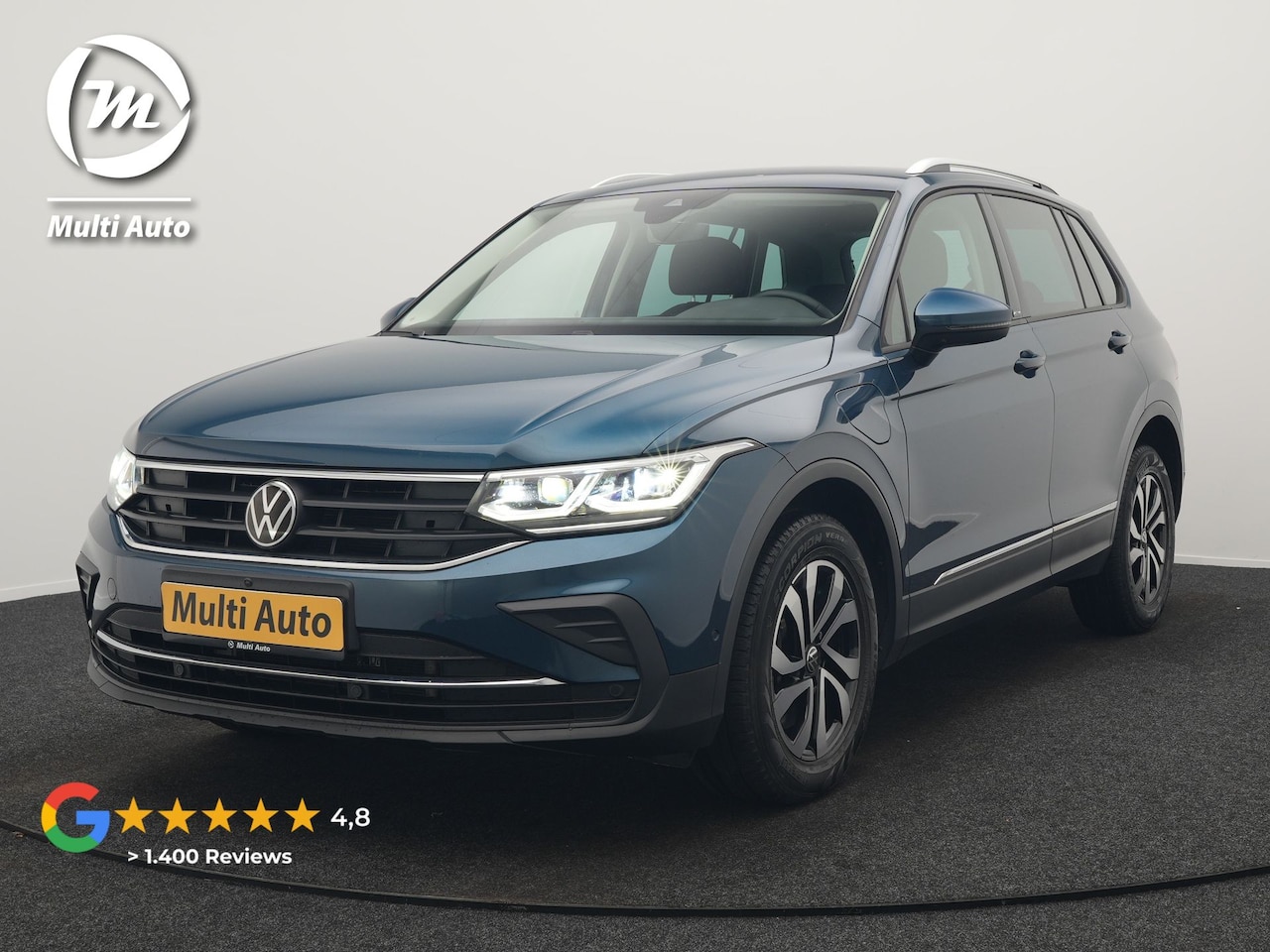 Volkswagen Tiguan - 1.4 eHybrid PHEV 245pk Dealer O.H. | Adaptive Cruise | 360 Camera | IQ Light | Voorstoelen - AutoWereld.nl