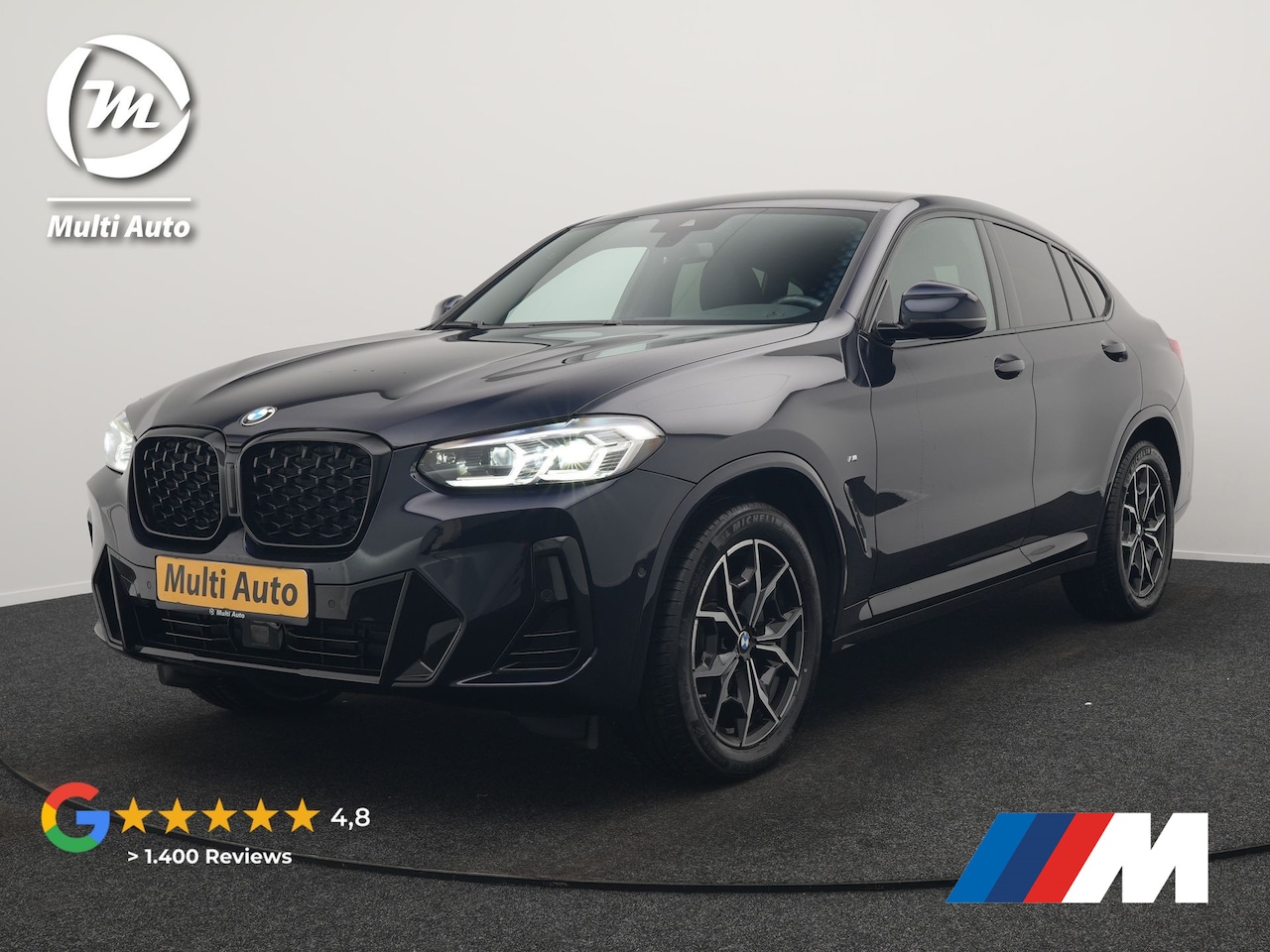 BMW X4 - xDrive20i M Sport 184pk Dealer O.H. Carbon Schwarz Metallic | Adaptive Cruise | Camera | S - AutoWereld.nl