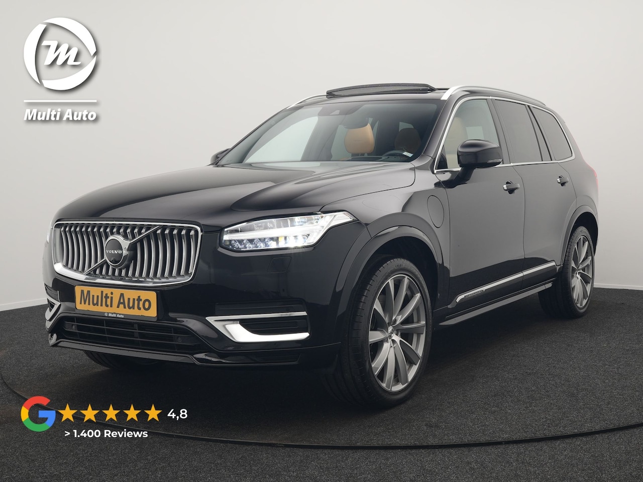 Volvo XC90 - T8 Twin Engine AWD Inscription 7 Persoons PHEV 394pk Dealer O.H. | Panodak | Adaptive Crui - AutoWereld.nl