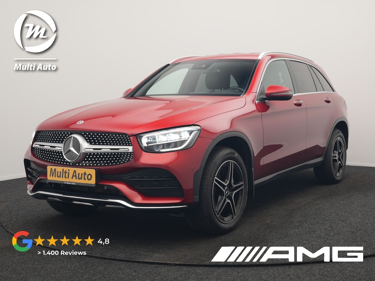 Mercedes-Benz GLC-klasse - 300e 4MATIC Business Solution AMG PHEV 320pk Dealer O.H. | Camera | Alcantara Sportstoelen - AutoWereld.nl