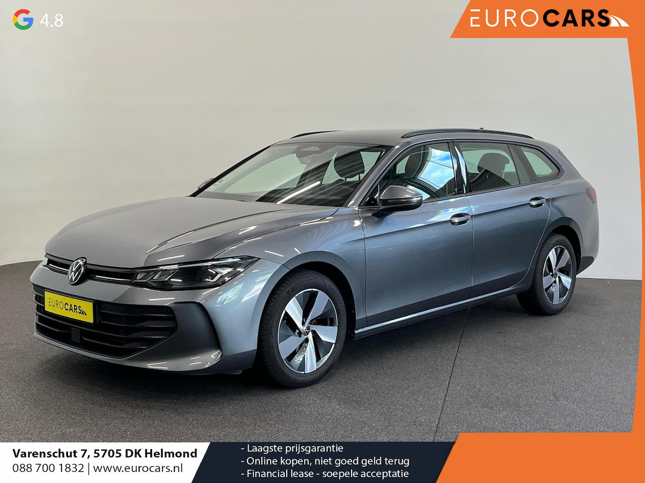 Volkswagen Passat Variant - 1.5 eTSI DSG-7 Aut Variant Business Airco ECC Navi Wireless Carplay 17" LM Velgen PDC VA+C - AutoWereld.nl