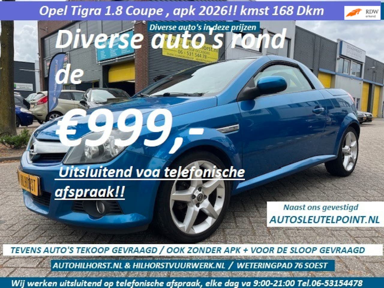 Opel Tigra TwinTop - 1.8-16V Enjoy 1.8-16V Enjoy - AutoWereld.nl