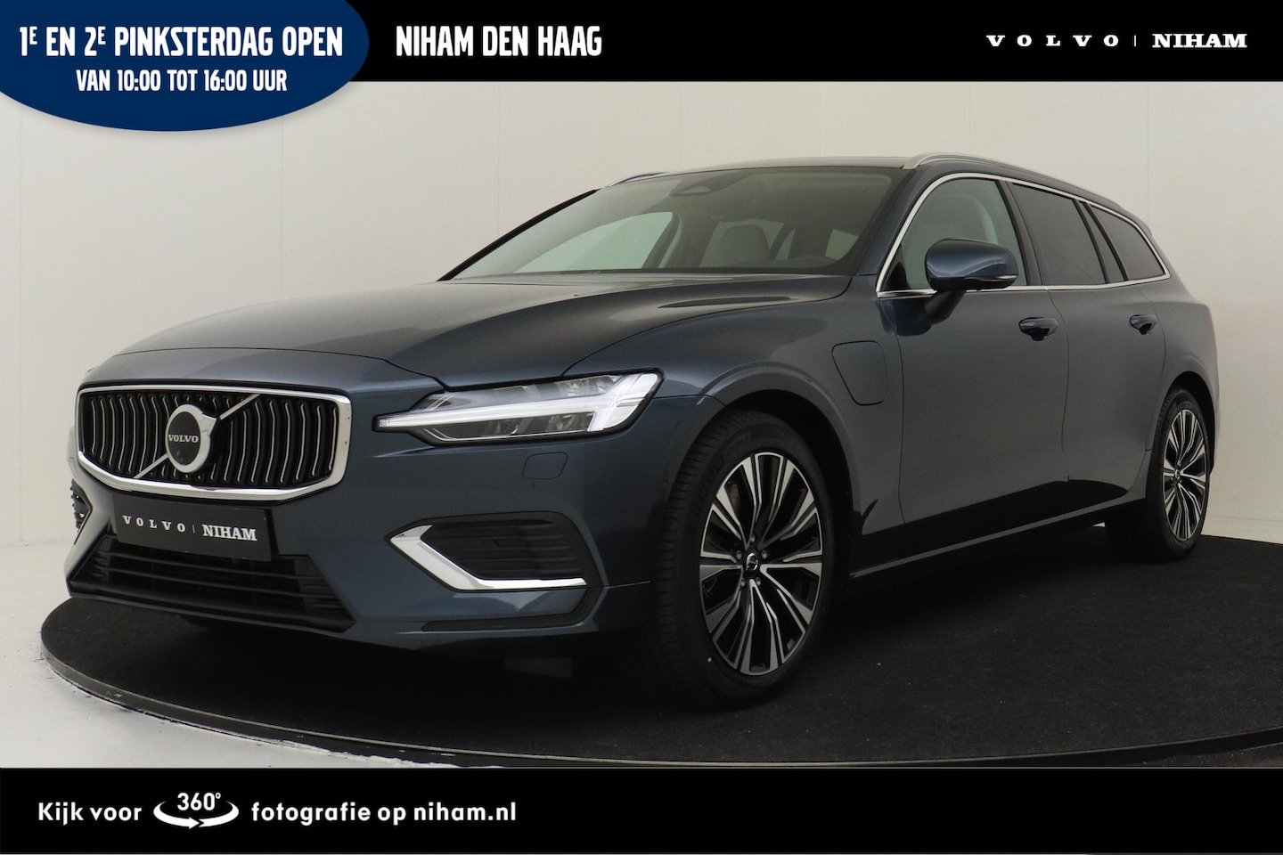 Volvo V60 - T6 PLUG-IN HYBRID AWD ULTRA BRIGHT -PANO.DAK|HARMAN/KARDON|360°CAM|HEAD-UP DISP.|PRIVACY.G - AutoWereld.nl
