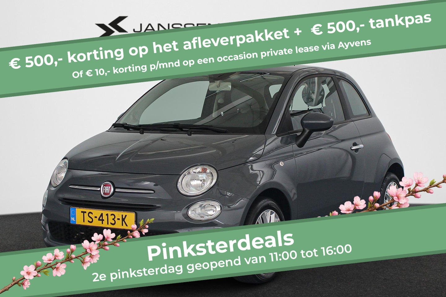 Fiat 500 - 0.9 TwinAir Turbo Popstar NL Auto Dealeronderhouden Airconditioning - AutoWereld.nl