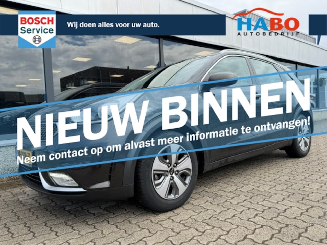 Kia Niro - 1.6 GDI HYBRID DYNAMICLINE DCT6 AUTOMAAT ECC/CRUISE/NAV/REGEN.SENS/PARK.SENS/TREKHAAK/39.0 - AutoWereld.nl