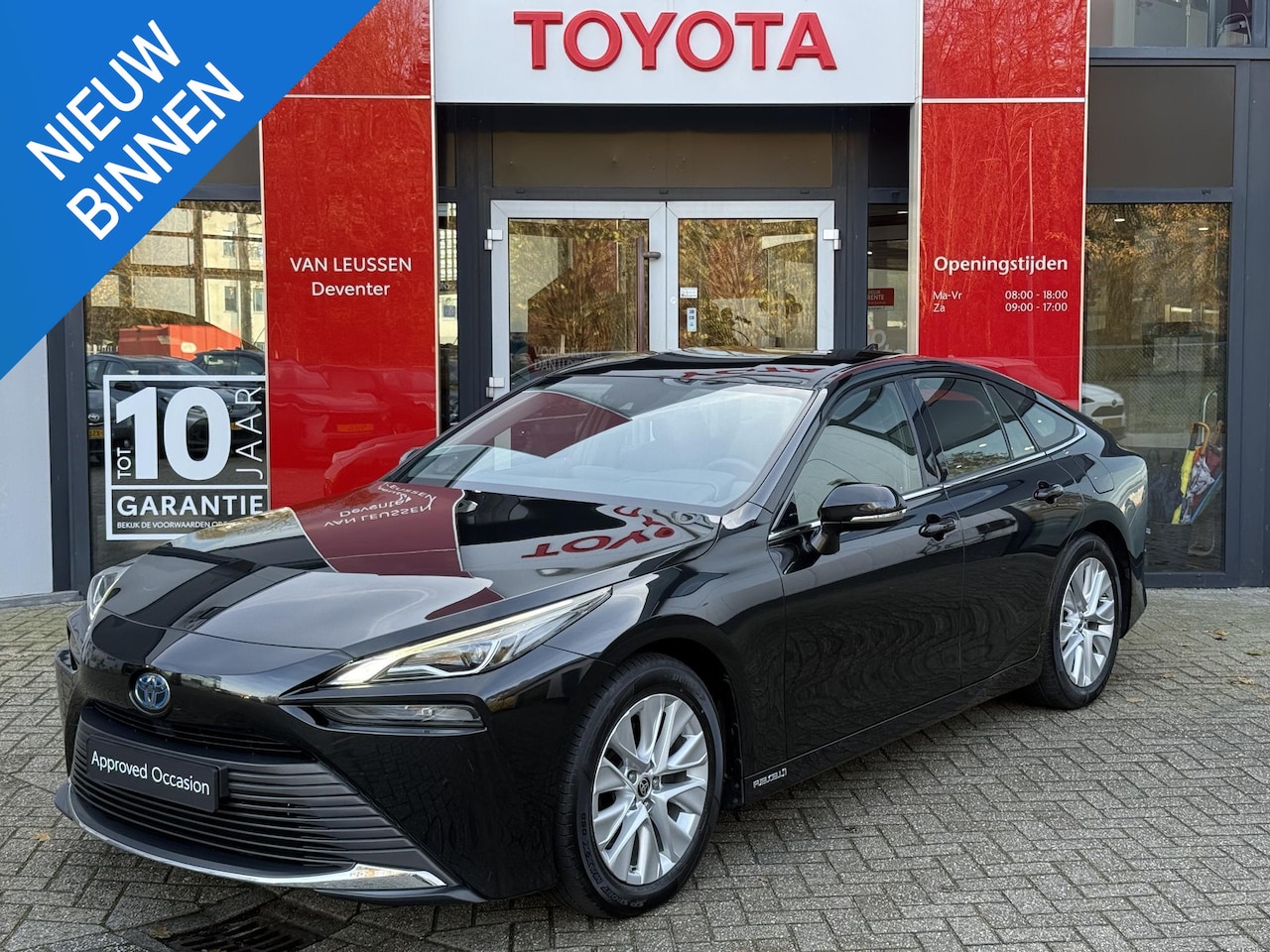 Toyota Mirai - Dynamic DYNAMIC FUEL CELL KEYLESS JBL-AUDIO STOELVERWARMING APPLE/ANDROID CLIMA CAMERA AD- - AutoWereld.nl