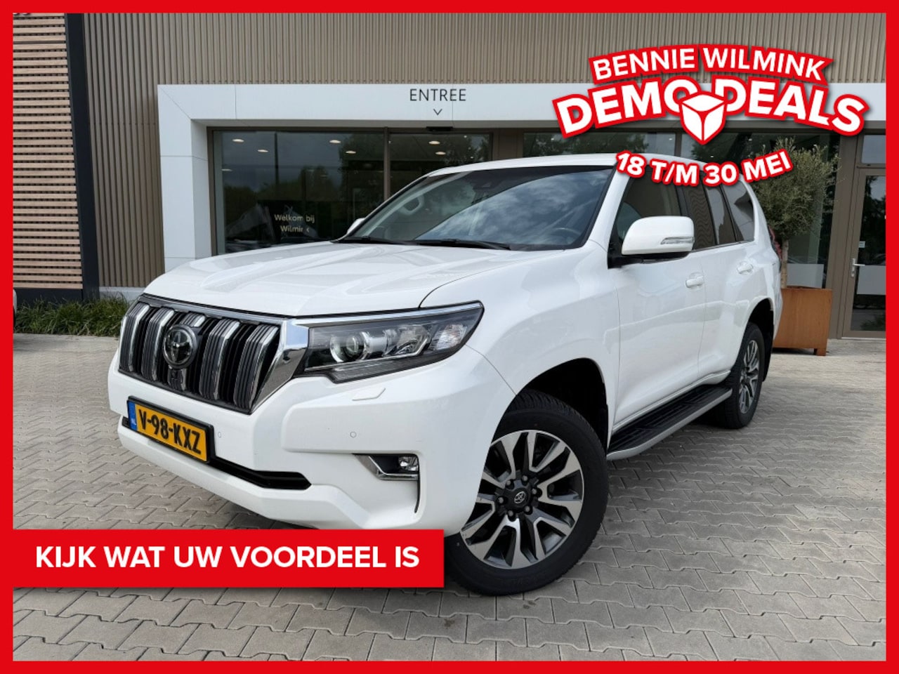 Toyota Land Cruiser - 2.8 D-4D Professional Window Van | Trekhaak - AutoWereld.nl