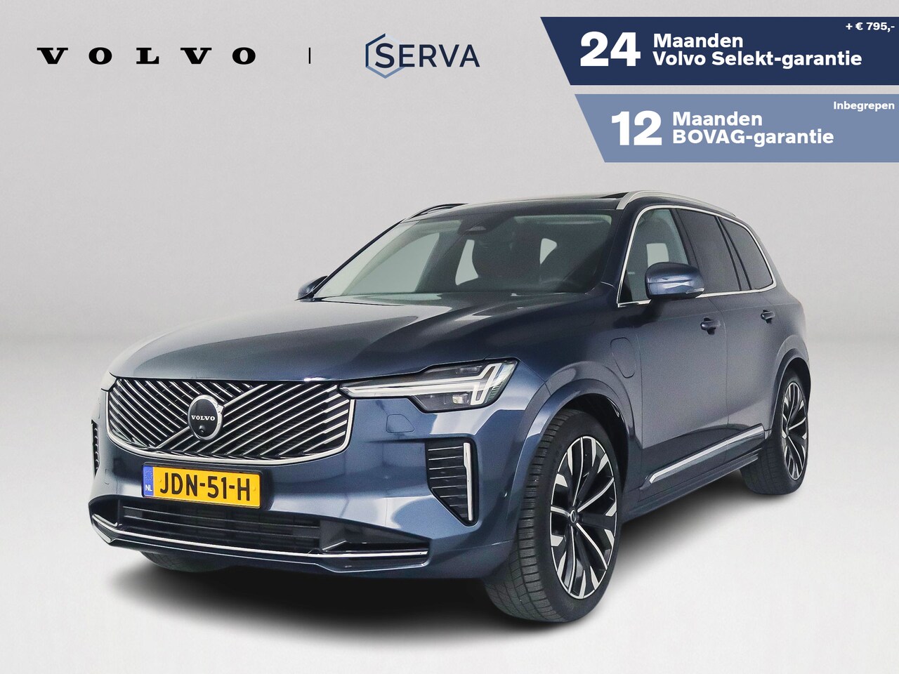 Volvo XC90 - T8 Plug-in hybrid AWD Ultra Bright | SOH 100% | Panoramadak | 360° camera | Luchtvering | - AutoWereld.nl