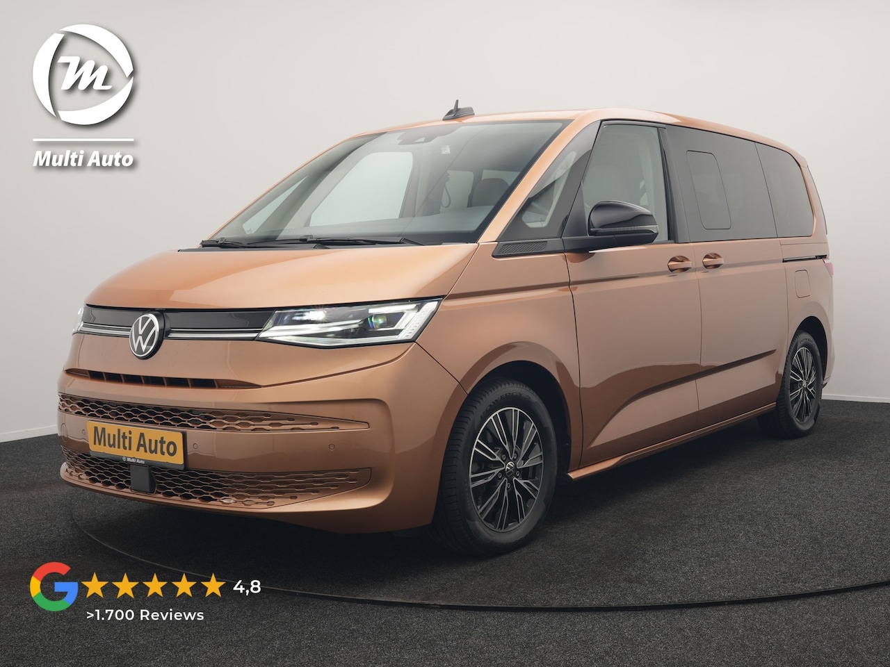 Volkswagen Multivan - 1.4 eHybrid L1H1 Style 7 Persoons PHEV 218pk | Trekhaak Af Fabriek | Panodak | Alcantara S - AutoWereld.nl