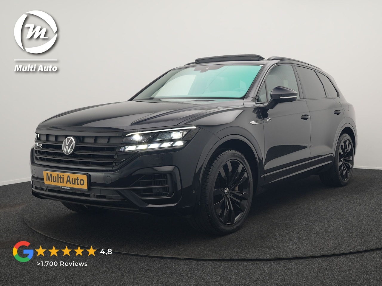 Volkswagen Touareg - 3.0 TSi 4MOTION R PHEV 462pk Dealer O.H. | Luchtvering | Trekhaak Af Fabriek | Panodak | A - AutoWereld.nl