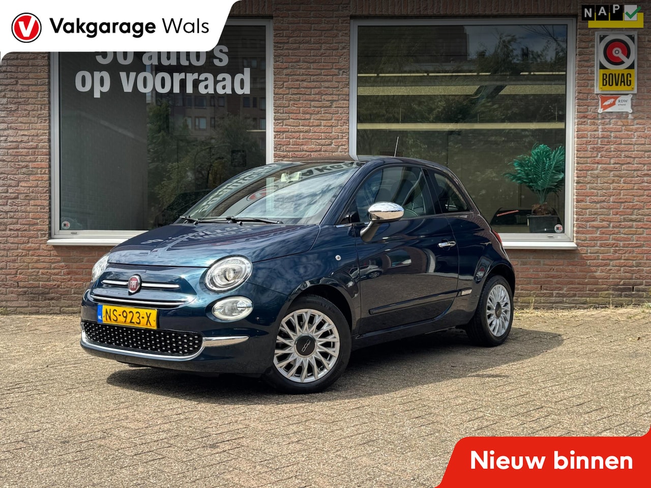 Fiat 500 - 0.9 TwinAir Turbo Lounge| Pano | Airco | Velgen | Bluetooth - AutoWereld.nl