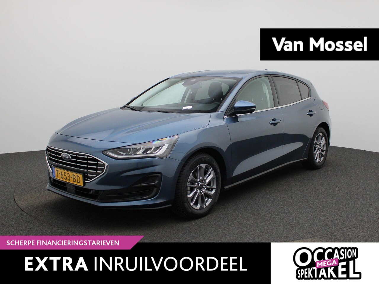Ford Focus - 1.0 EcoBoost Hybrid Titanium NAVIGATIE | APPLE CARPLAY | CRUISE | CLIMA | LED | LMV | PDC - AutoWereld.nl