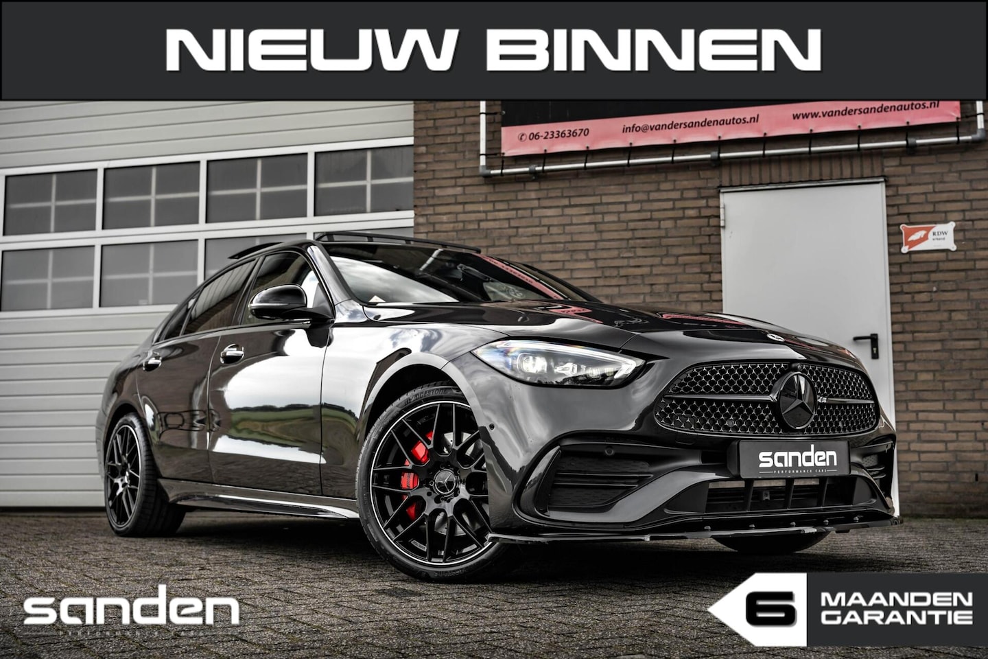 Mercedes-Benz C-klasse - 300 e Business Solution AMG |313pk|Pano|Burmester|Memory|Digital|HUD - AutoWereld.nl
