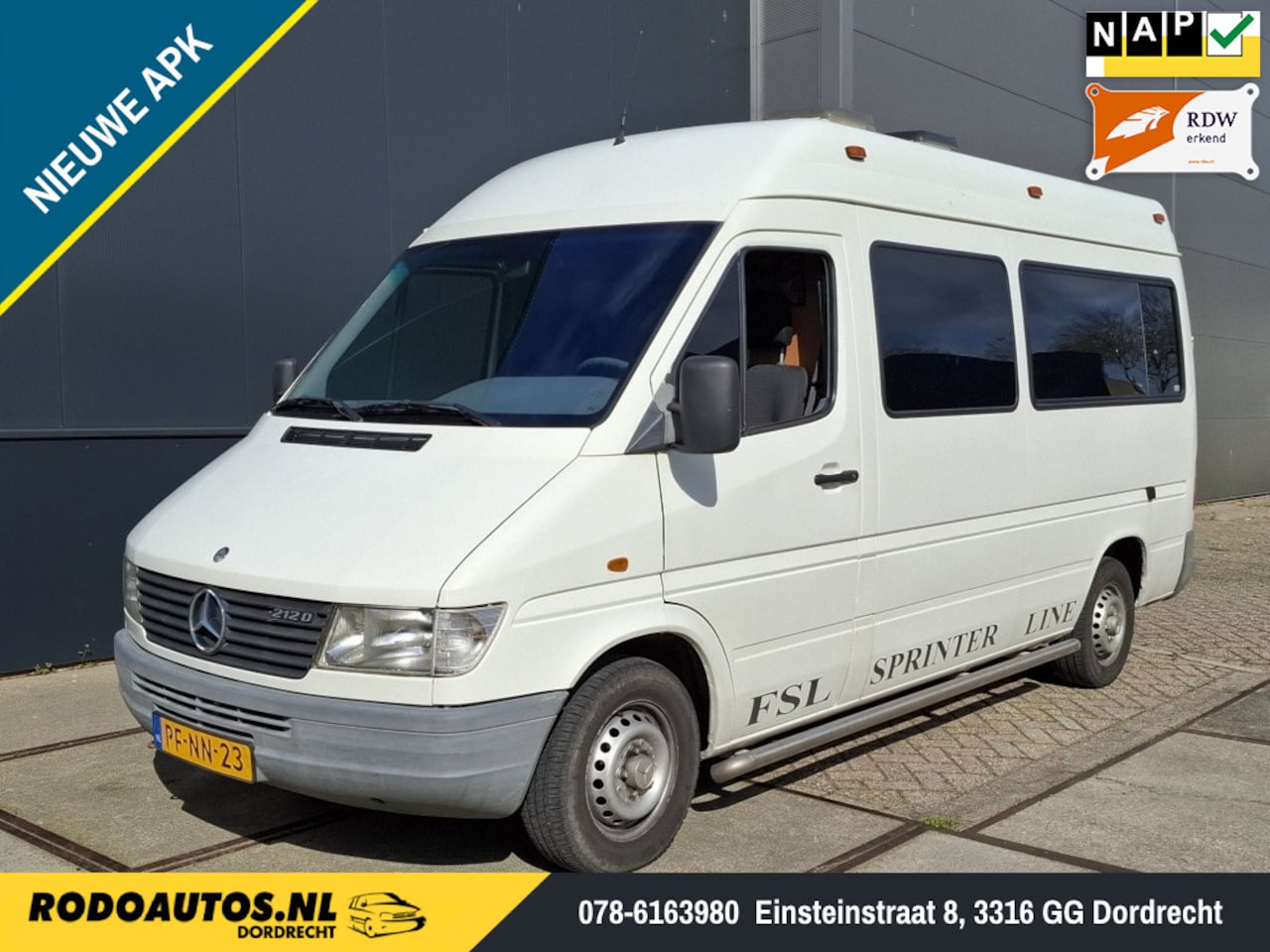 Mercedes-Benz Sprinter - 212 D hoog GVW Buscamper Automaat ✅ - AutoWereld.nl