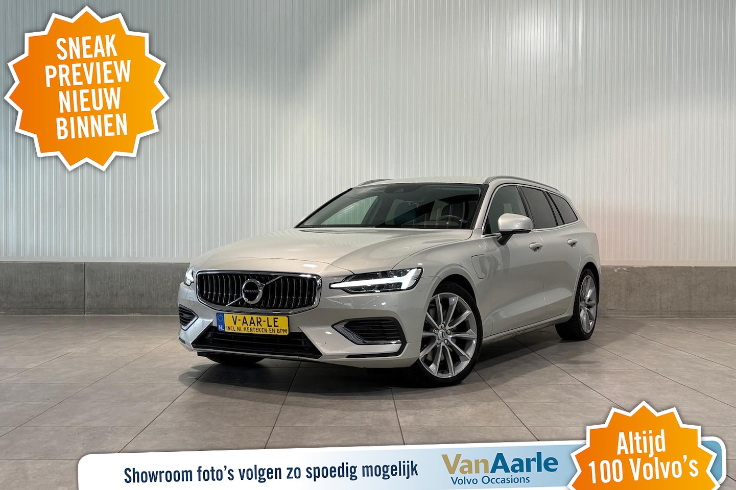 Volvo V60 - T6 Aut. Plug-in Hybrid Inscription Leder Parkeercamera 340pk - AutoWereld.nl