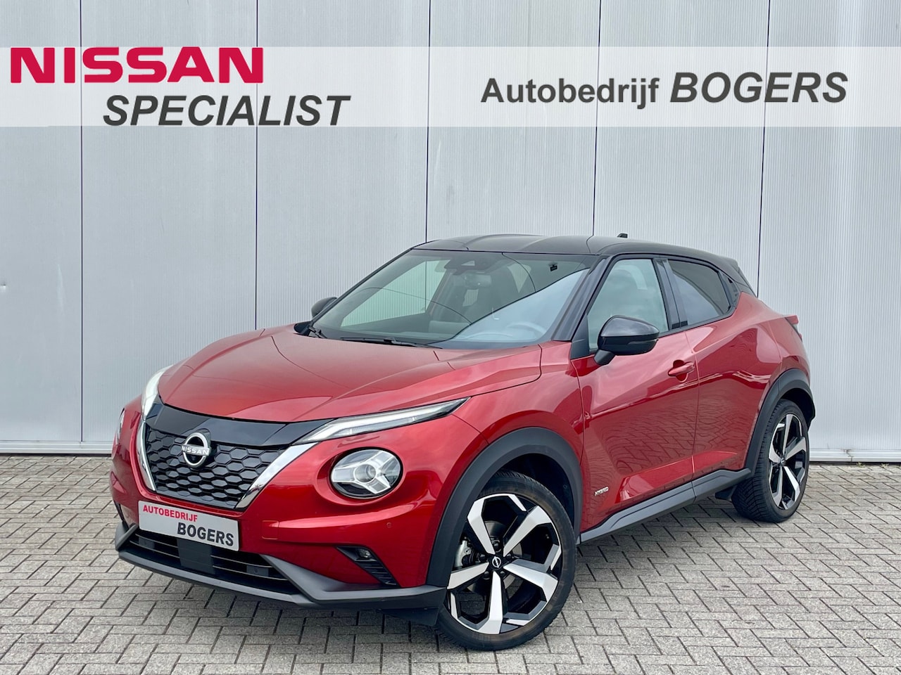 Nissan Juke - 1.6 Hybrid Tekna Automaat Navigatie ( via Apple Carplay ), Leder, 19"Lm, LED, Climate Cont - AutoWereld.nl
