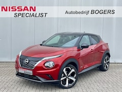 Nissan Juke - 1.6 Hybrid Tekna Automaat Navigatie ( via Apple Carplay ), Leder, 19"Lm, LED, Climate Cont