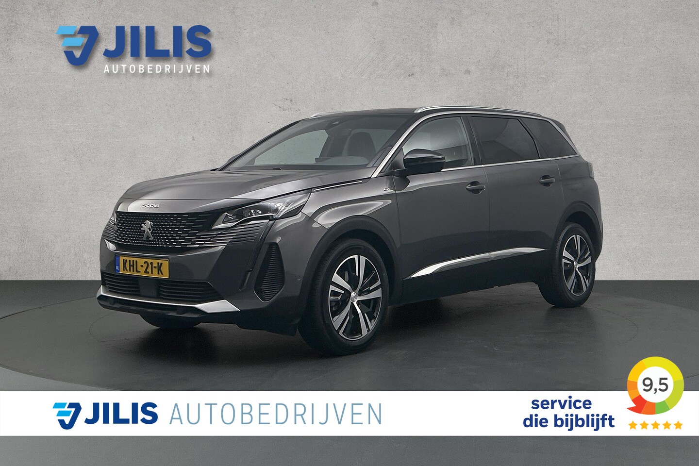 Peugeot 5008 - 1.2 PureTech Allure Pack | Half leder | Camera | Adaptieve cruise control | Navigatie - AutoWereld.nl