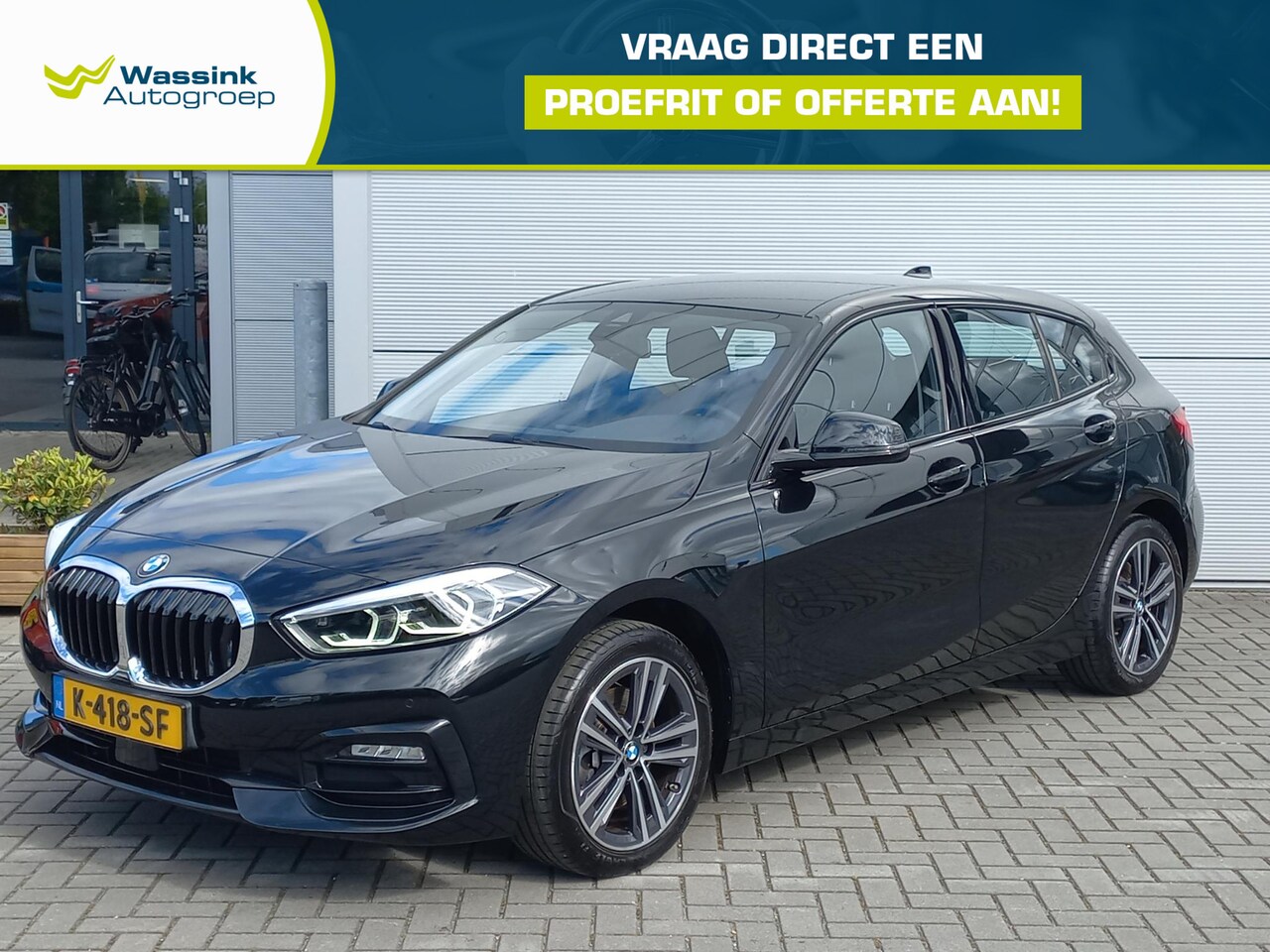 BMW 1-serie - 118i 136pk High Executive Sportline Automaat | Climate Control | Navigatie | 17" Lm velgen - AutoWereld.nl