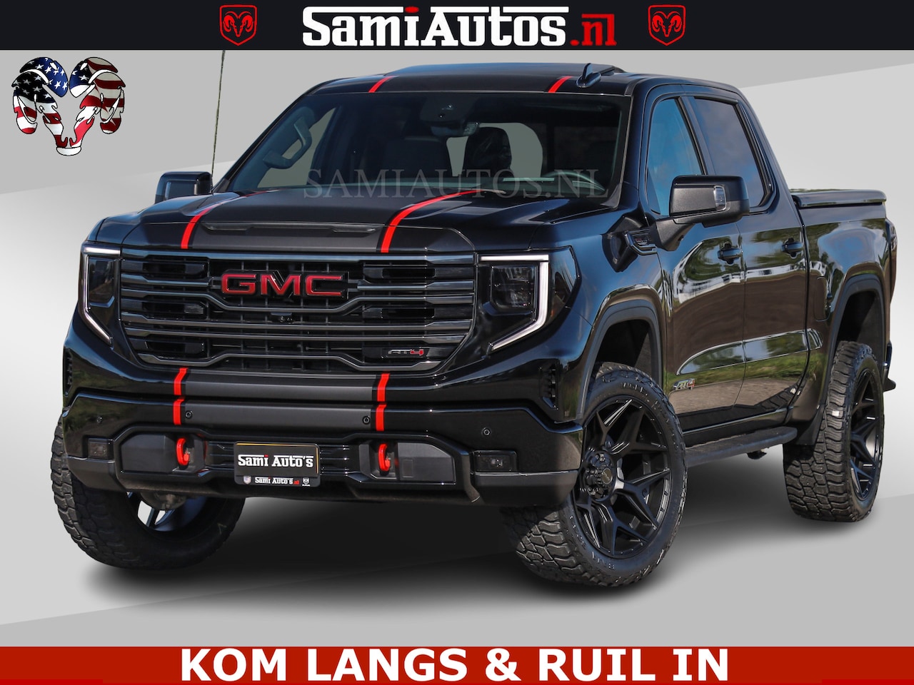 GMC Sierra - AT4 6.2 V8 4X4 | VIRTUAL COCKPIT | LPG | HUD | BOM VOL | DC | RAM DEALER NEDERLAND | Dubbe - AutoWereld.nl