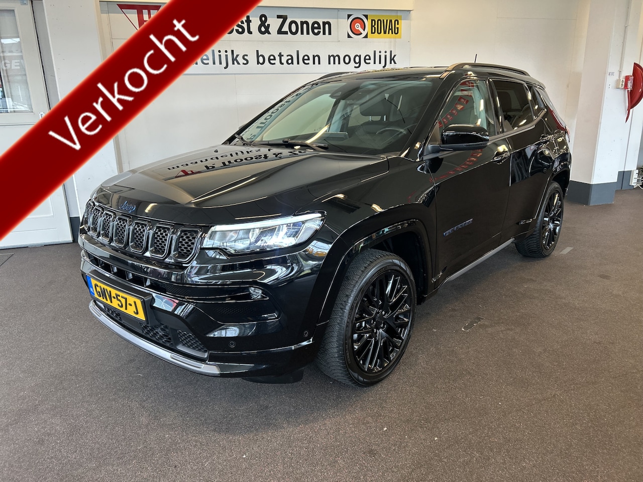 Jeep Compass - 4xe 240 Plug-in Hybrid Electric S 4WD | Adaptieve cruise control | Lederen bekleding | Dig - AutoWereld.nl