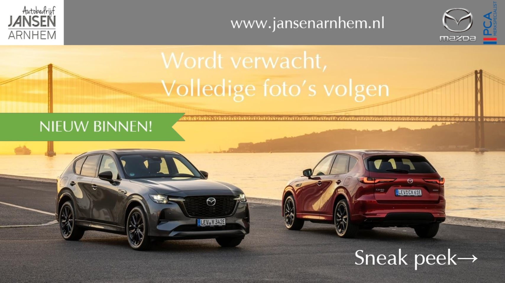 Mazda CX-5 - 2.5 4WD SkyActiv-G 194 Luxury 2.5 4WD SkyActiv-G 194 Luxury , Automaat, Trekhaak, Leder, Adap.Cruise, 360 Camera, HUD, S - AutoWereld.nl