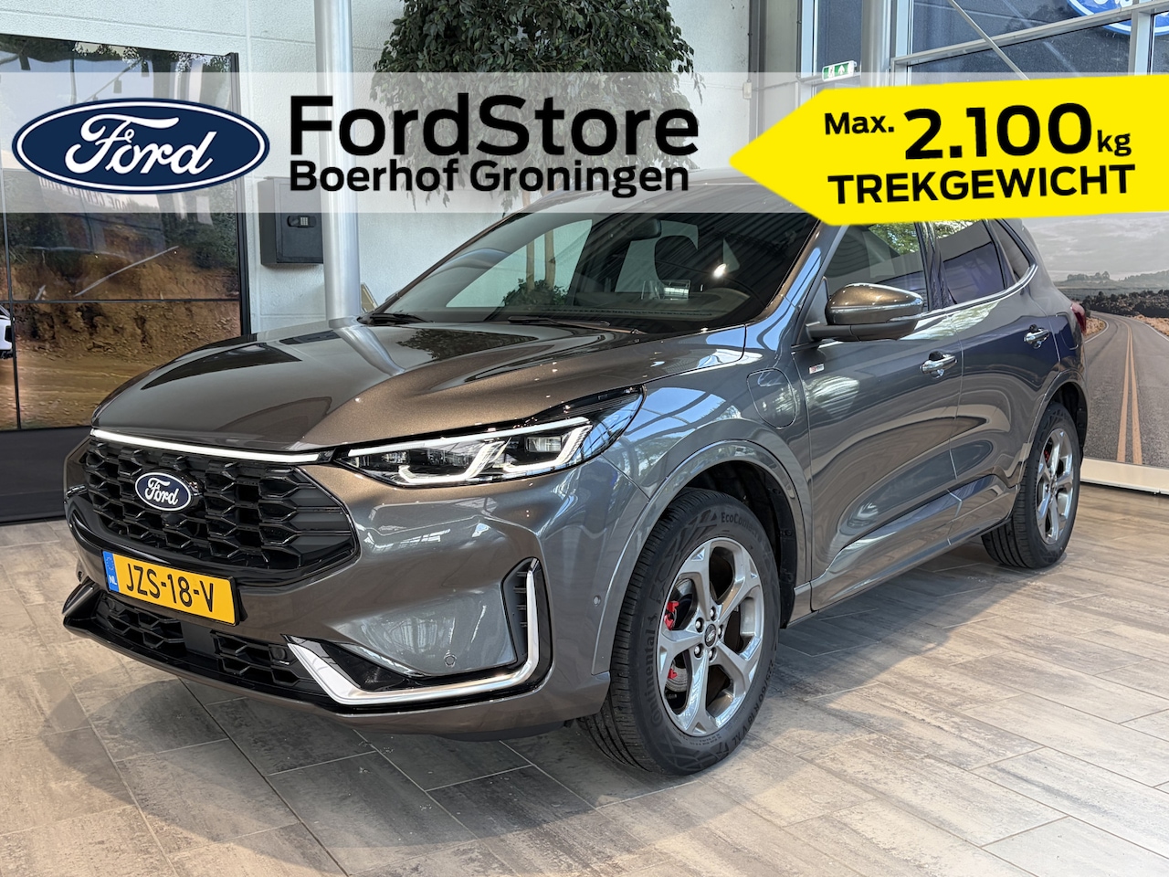 Ford Kuga - 2.5 PHEV 243 pk ST-Line X | Trekhaak I AGR stoelen | Matrix LED I Adapt Cruise I Winter Pa - AutoWereld.nl