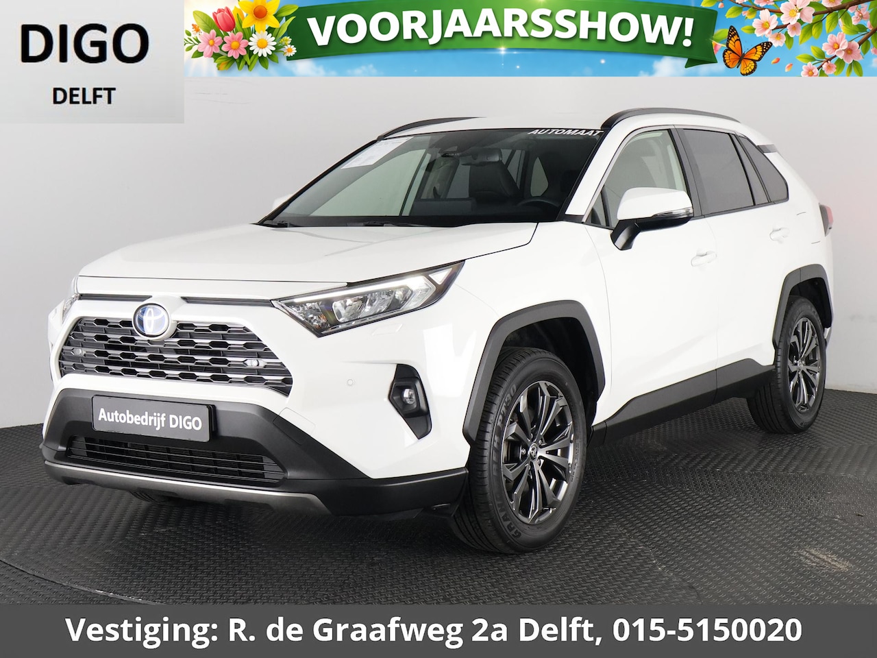Toyota RAV4 - 2.5 Hybrid AWD Dynamic Luxury | Trekhaak | Trekgewicht 1650kg | Stuur-/Stoelverwarming | P - AutoWereld.nl