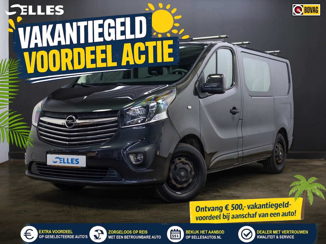 Opel Vivaro - 1.6 CDTI L1H1 Sport | Airco | Cruise Control | Bluetooth | - AutoWereld.nl