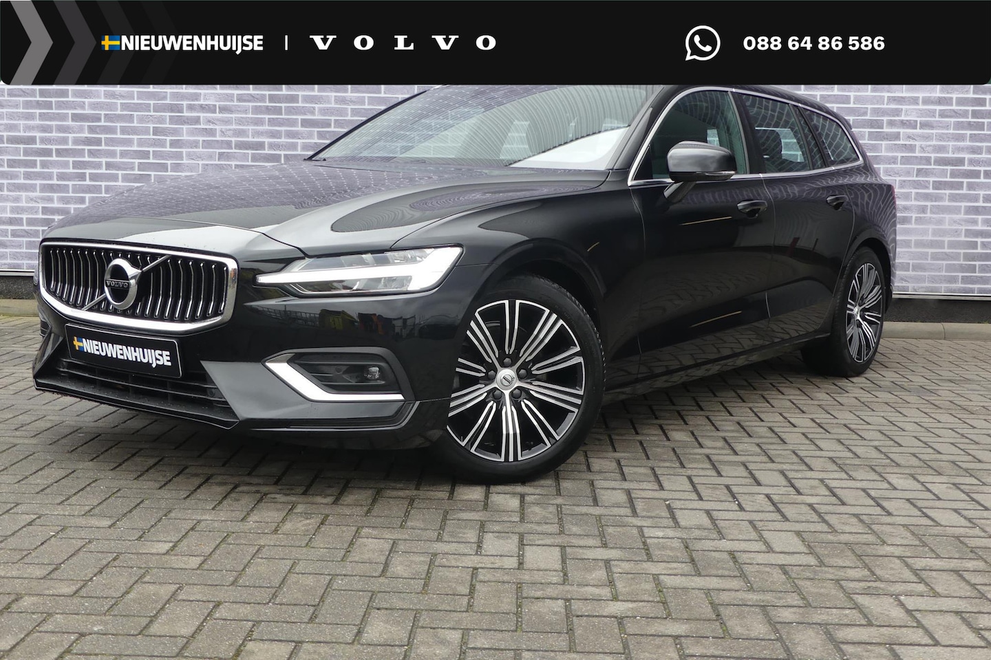 Volvo V60 - 2.0 B3 Inscription | Harman Kardon Audio | Schuif-/Kanteldak | Elektrisch Bedienbare Stoel - AutoWereld.nl