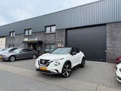 Nissan Juke - 1.0 DIG-T Tekna | 1E EIGENAAR | 12MND GARANTIE | AUTOMAAT | LED | CARPLAY | NAVI | AIRCO |