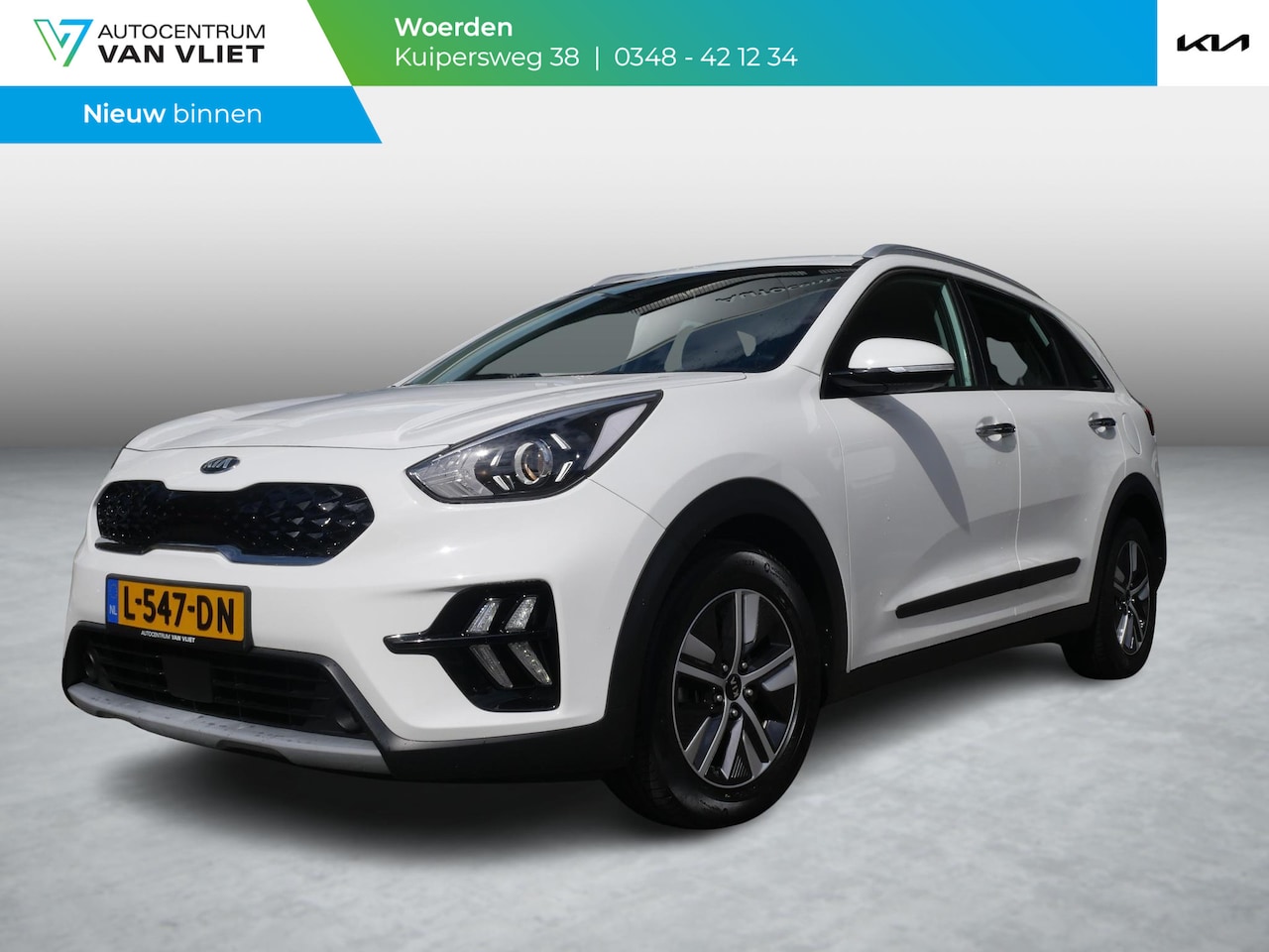 Kia Niro - 1.6 GDi Hybrid DynamicLine | Navi | Carplay | Cruise Adaptief | Clima | 1300 Kg Trekgewich - AutoWereld.nl